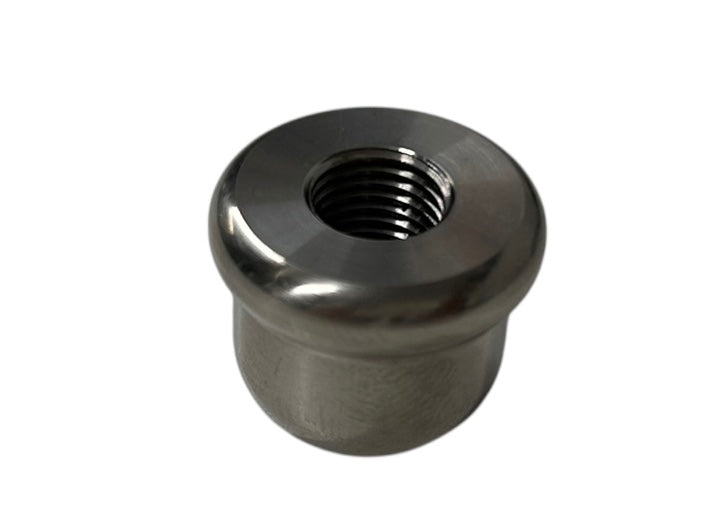 3/8-24 NF Decorative Threaded Bung / boss (stainless steel)