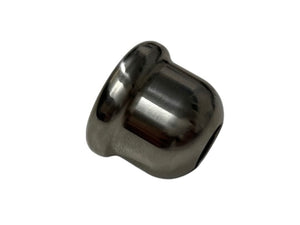 3/8-24 NF Decorative Threaded Bung / boss (stainless steel)