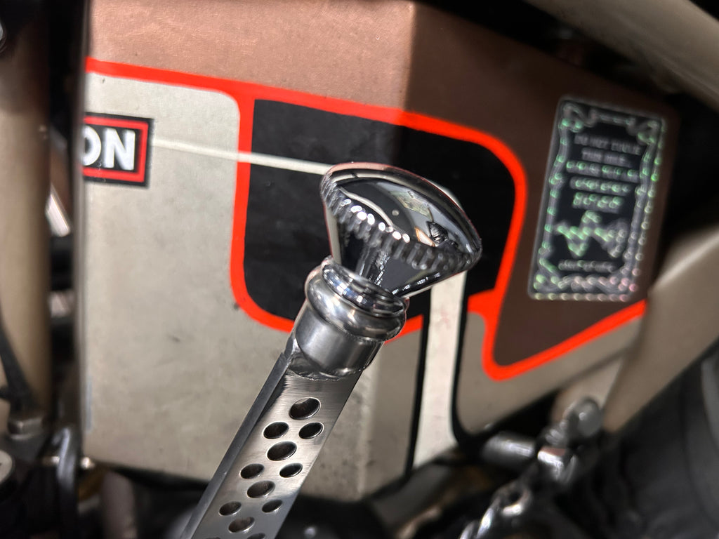 3/8-24 NF Decorative Threaded Bung / boss (stainless steel)