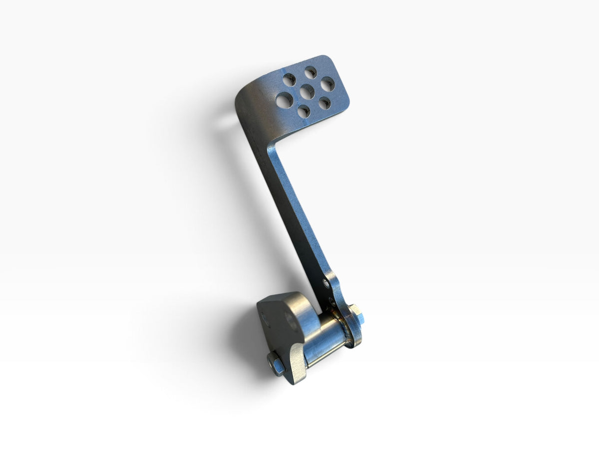 Stainless steel ARC brake pedal — view 2