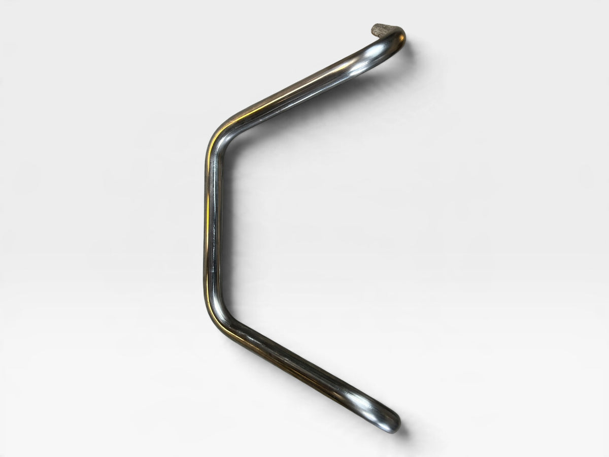 Airflow Bars raw stainless steel handlebars