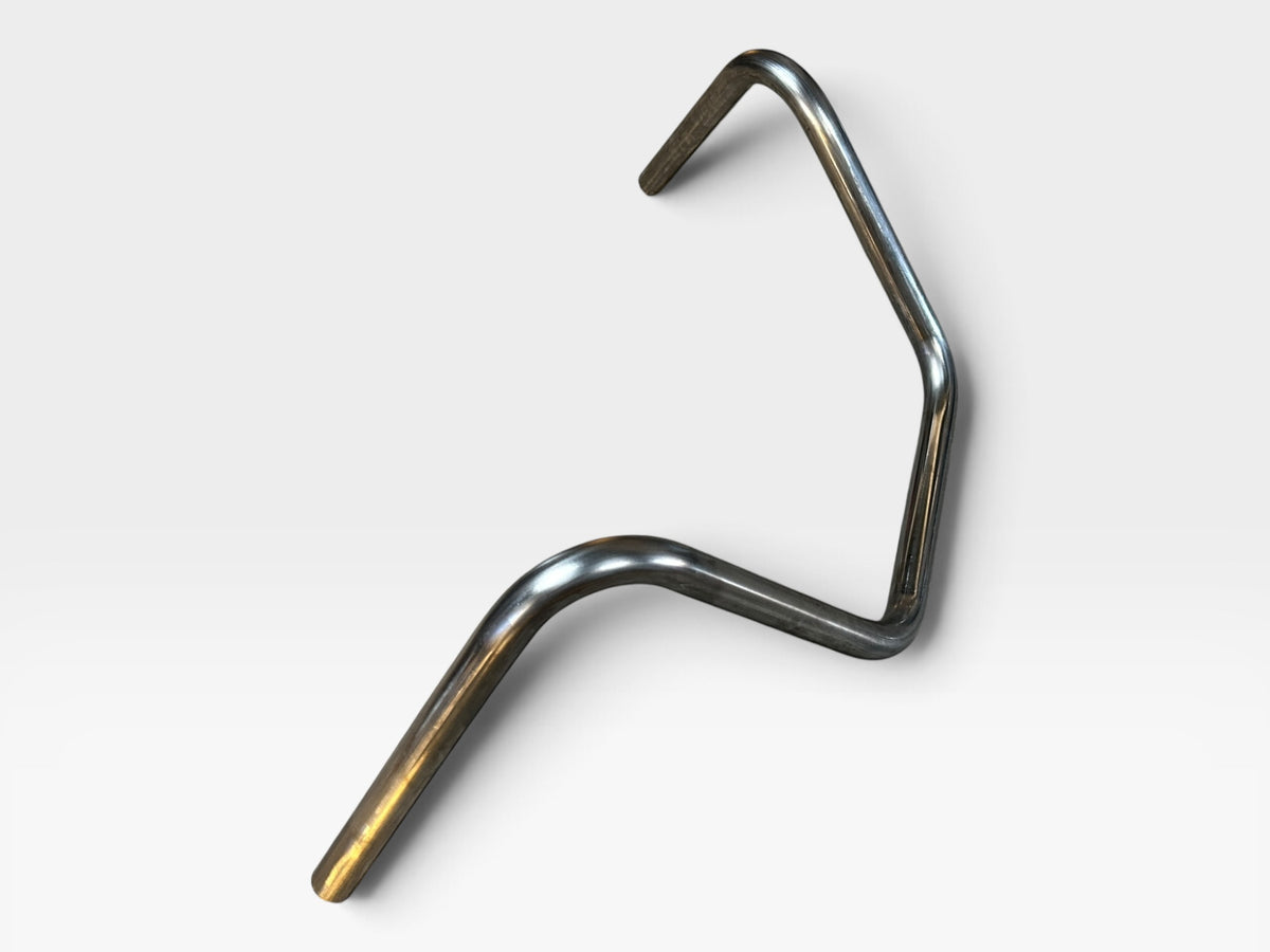 Airflow Bars raw stainless steel handlebars