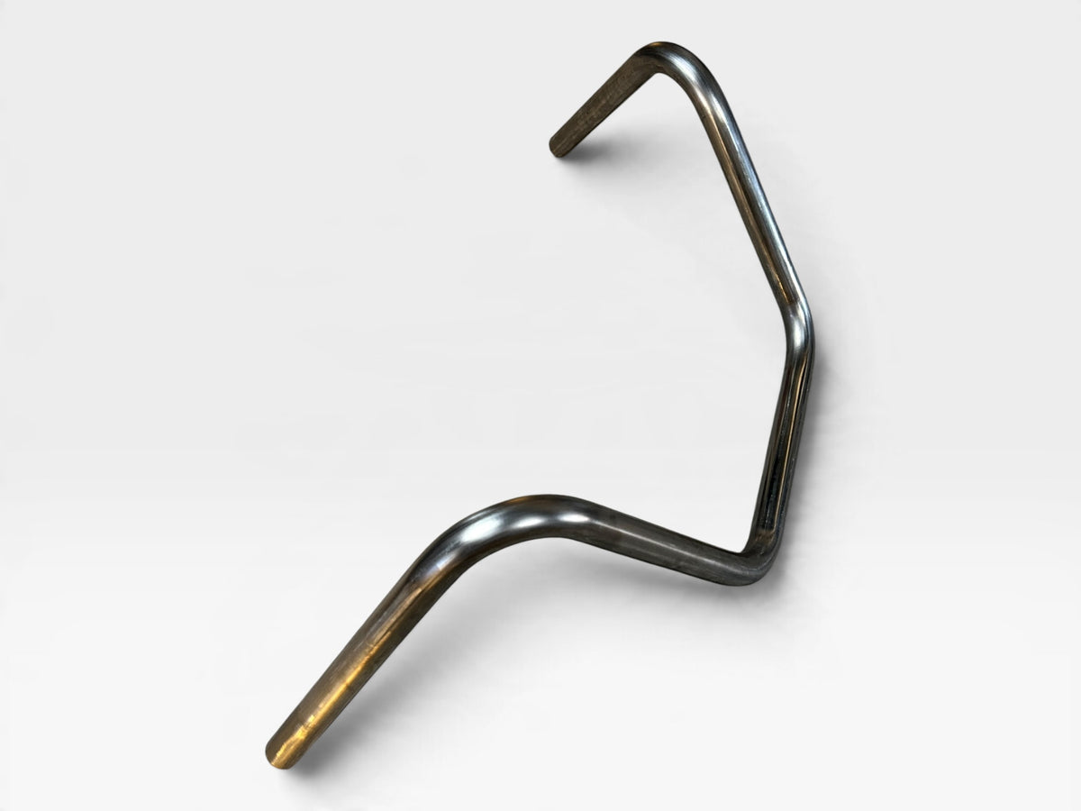Airflow Bars raw stainless steel handlebars