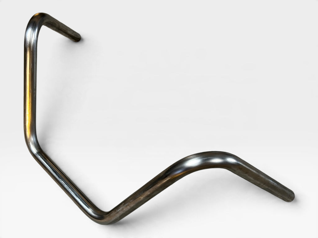 Airflow Bars raw stainless steel handlebars